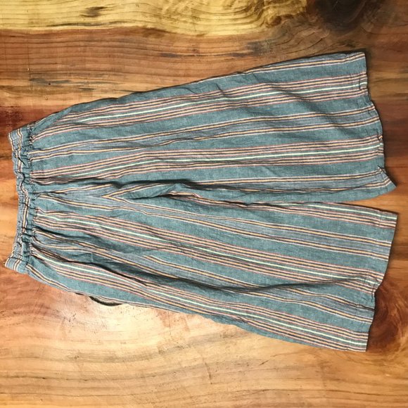 Madewell Huston Pants K9966 Wide Crop linen F3-5 - Picture 4 of 10